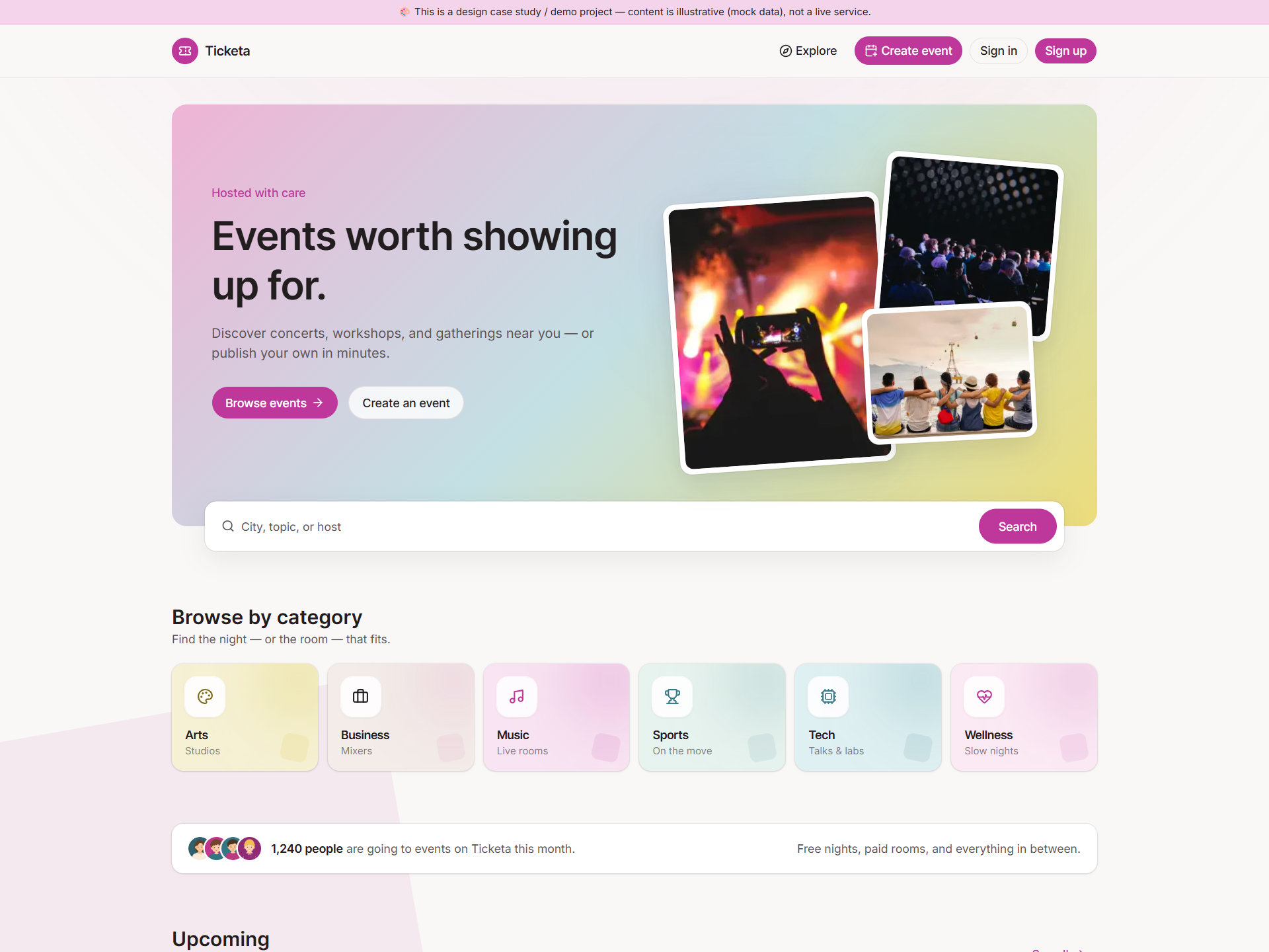 Ticketa, an event and ticketing marketplace